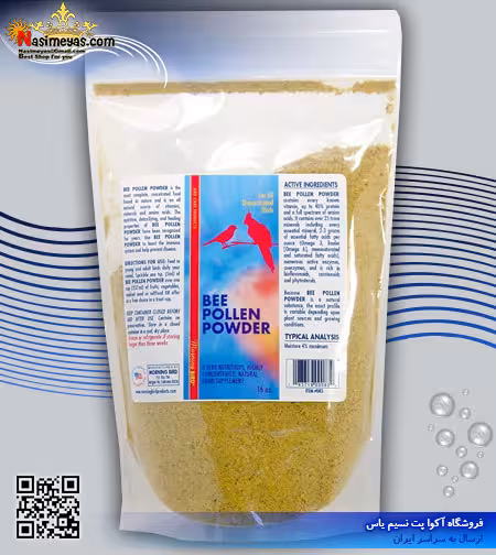 دان پودری BEE POLLEN تقویتی و پیشگیری بیماری پرندگان مورنینگ برد