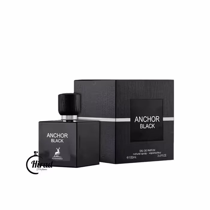 خرید عطر ادکلن انکر بلک رایحه لالیک مشکی الحمبرا - هیراد پرفیوم