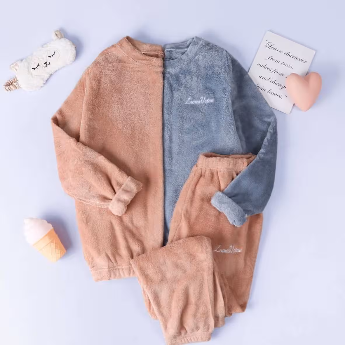 ست تدی وارداتی گرم بالا (ارسال رایگان) ست حوله ای لطیف خارجی (بوتیک ترگل)