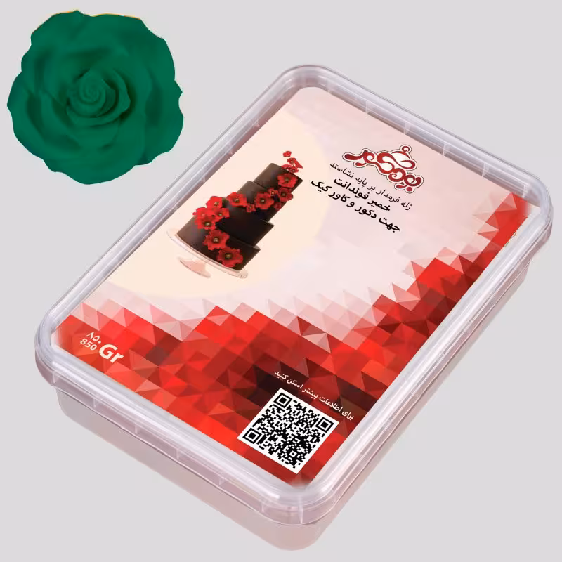 بودکور خمير فوندانت 850 گرم سبز 26007