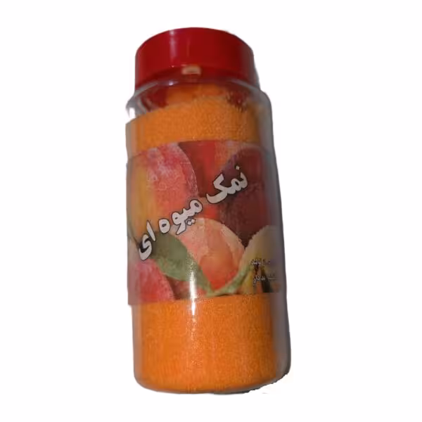 نمک رنگی میوه ای نارنجی هلویی
