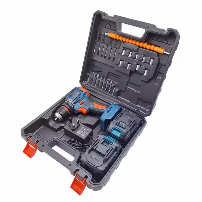 مجموعه 28 عددی دریل پیچ گوشتی شارژی براشلس صنعتی باس مدل LIFE _ STYLE | کالا مکس