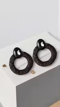 گوشواره پاپیه ماشه مجلسی