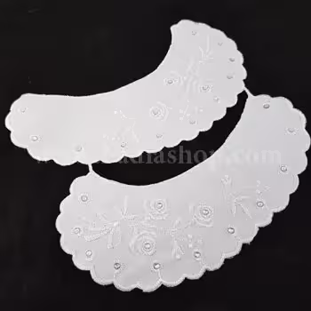 یقه جفتی نگین دار