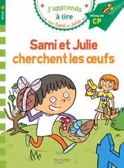 کتاب داستان فرانسوی سامی و جولی به دنبال تخم‌ها هستند Sami et Julie CP Niveau 2 Sami et Julie cherchent les oeufs
