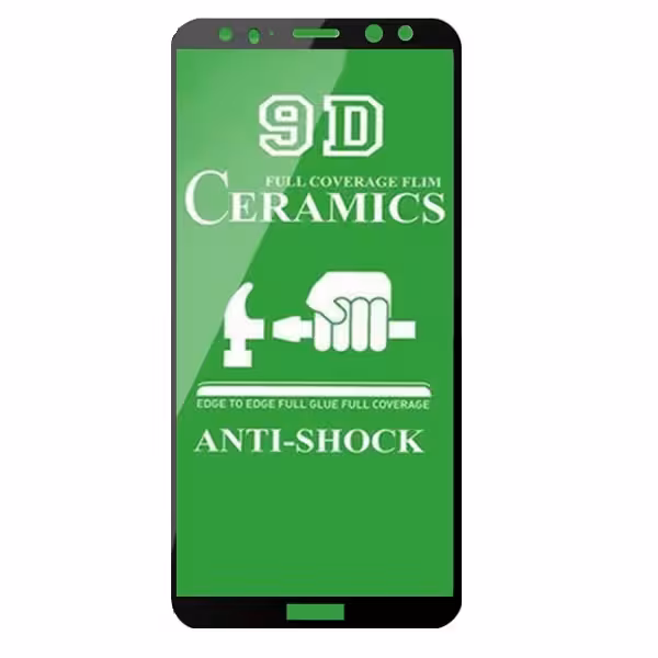 گلس Mate 10 lite با پوشش کامل محافظ سرامیکی اصلی هواوی Mate 10 lite با چسب کامل محافظ صفحه نمایش نانو سرامیکی