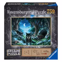 پازل معمایی 759 قطعه Ravensburger طرح نفرین گرگ‌ها