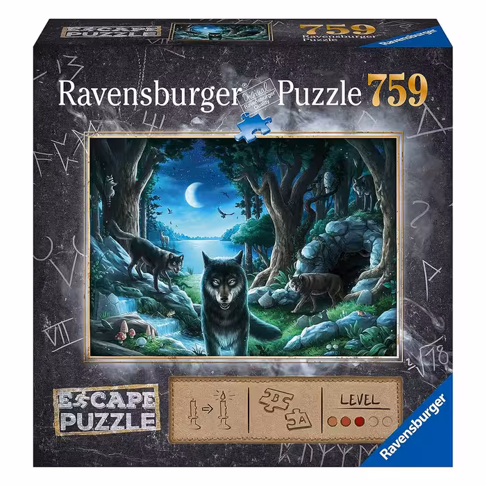 پازل معمایی 759 قطعه Ravensburger طرح نفرین گرگ‌ها