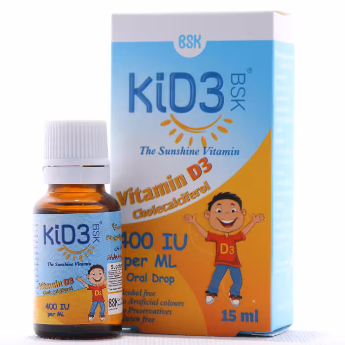 قطره کید3 400 واحد بی اس کی 15 میلی لیتر