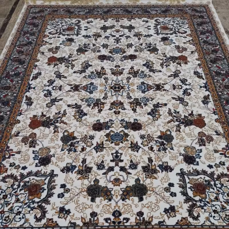 فرش ماشینی 12متری کاشان تراکم 700 نقشه گیلدا(ارسال رایگان)