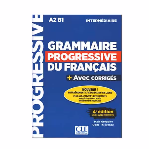 کتاب Grammaire Progressive du Francais 4e edition A2 B1