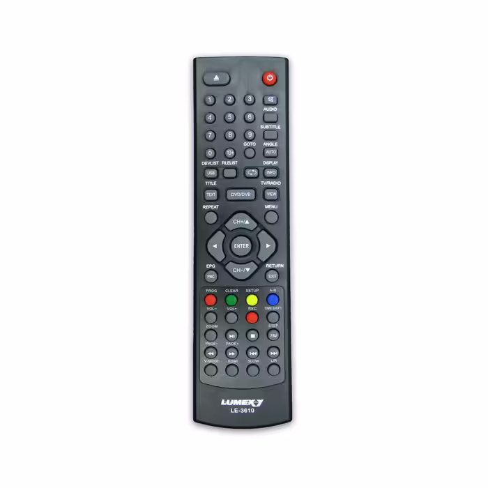 کنترل گیرنده دیجیتال لومکسی LUMEXY مدل LE-3610 (DVD خور)