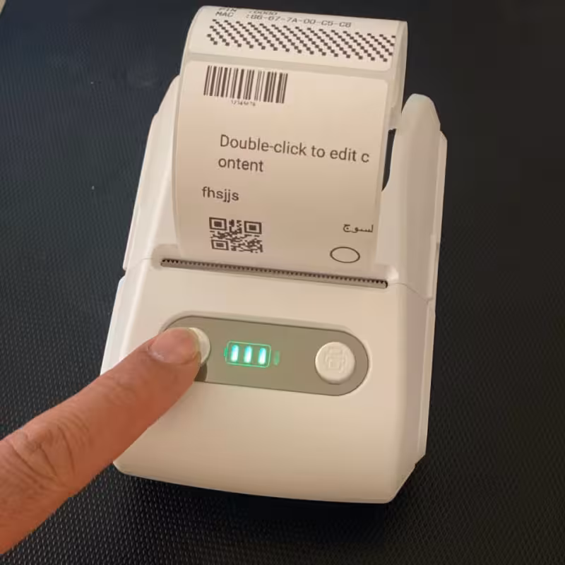 پرینتر لیبل زن شارژی همراه LP