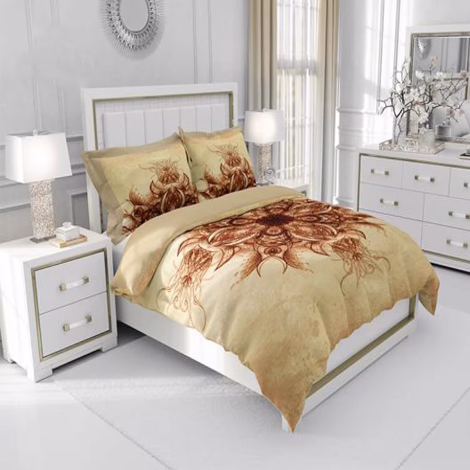 سرویس روتختی سه بعدی چیداری مدل 3022