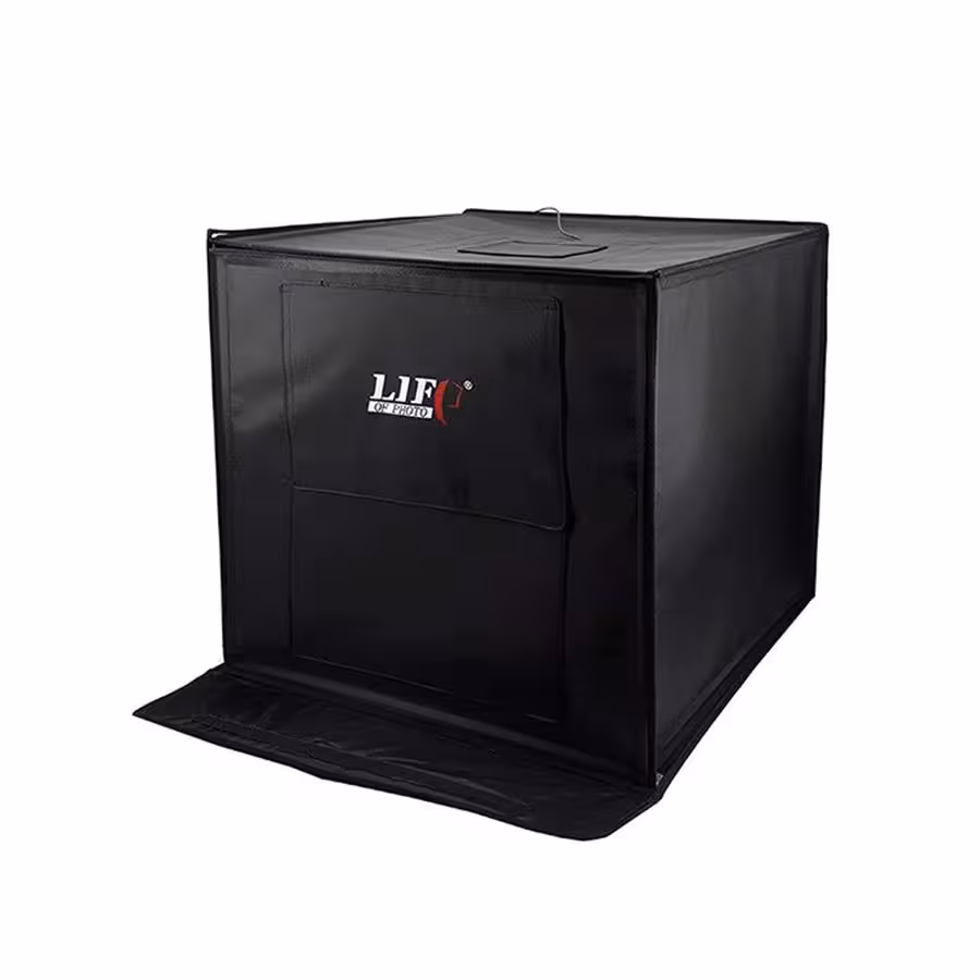 خیمه نور دو رنگ 60×60 سانتی‌ متر ال ای دی دار لایف آو فوتو Life of Photo LED-660