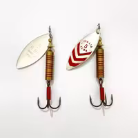 لانسه برگ بیدی ایلبا سایز 5 مدل Lungo Silver/Red