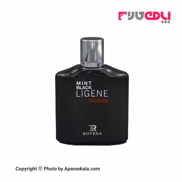 ادو پرفیوم مردانه برند روونا (ROVENA) مدل MINT BLACK LIGENE INTENSE