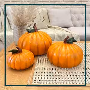 کدو تزئینی در سه سایز