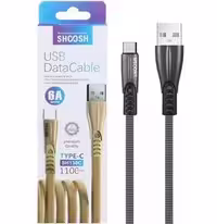کابل تایپ سی شوش SHOOSH SH130C 6A 110CM