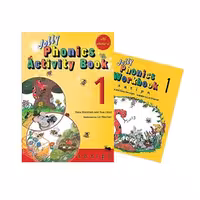 کتاب جولی فونیکس یک اکتیویتی بوک و ورک بوک Jolly Phonics Activity Book 1   Work book