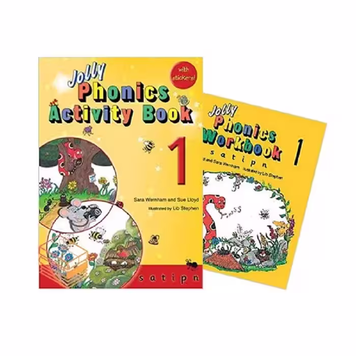 کتاب جولی فونیکس یک اکتیویتی بوک و ورک بوک Jolly Phonics Activity Book 1   Work book