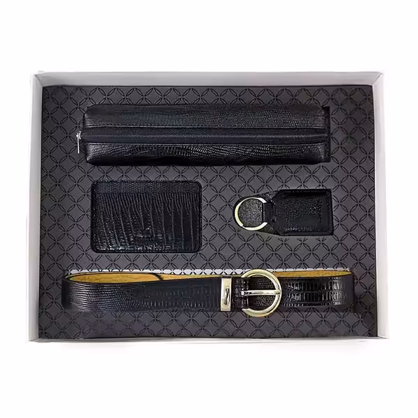 ست کیف و کمربند چرم LS05