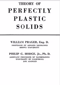 خرید و دانلود نسخه کامل کتاب Theory of Perfectly Plastic Solids BY Prager - Pdf