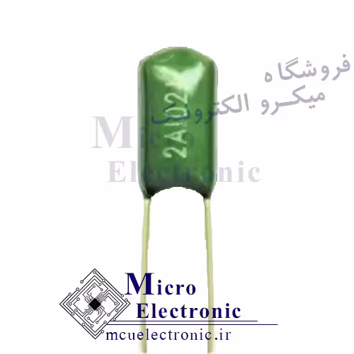 خازن پلی استر 1 نانو فاراد 100 ولت