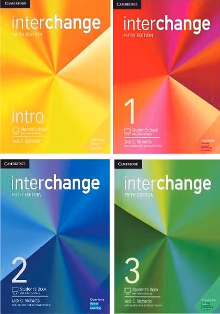 مجموعه چهار جلدی اینترچنج ویرایش پنجم | کتاب انگلیسی Interchange Fifth Edition