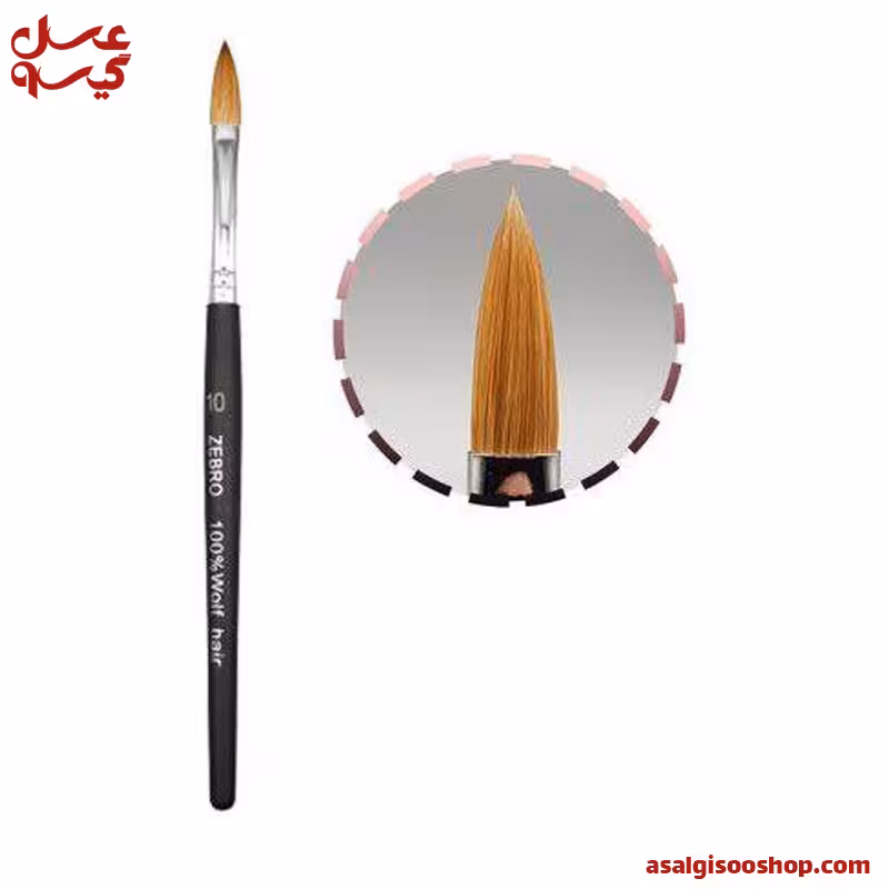 قلم کاشت ناخن اشکی زبرو ZEBRO شماره 10 | کد 2496