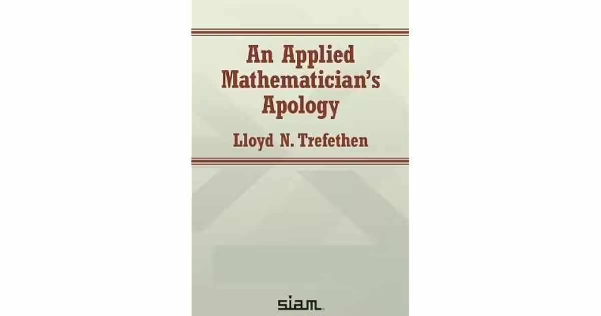 خرید و دانلود نسخه کامل کتاب An Applied Mathematician's Apology