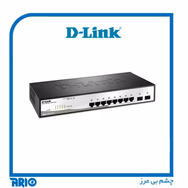 سوییچ شبکه 10 پورت دی-لینک DGS-1210-10MP