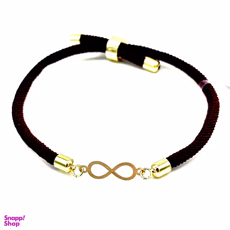 دستبند طلا 18 عیار زنانه مدل بینهایت کد 2003