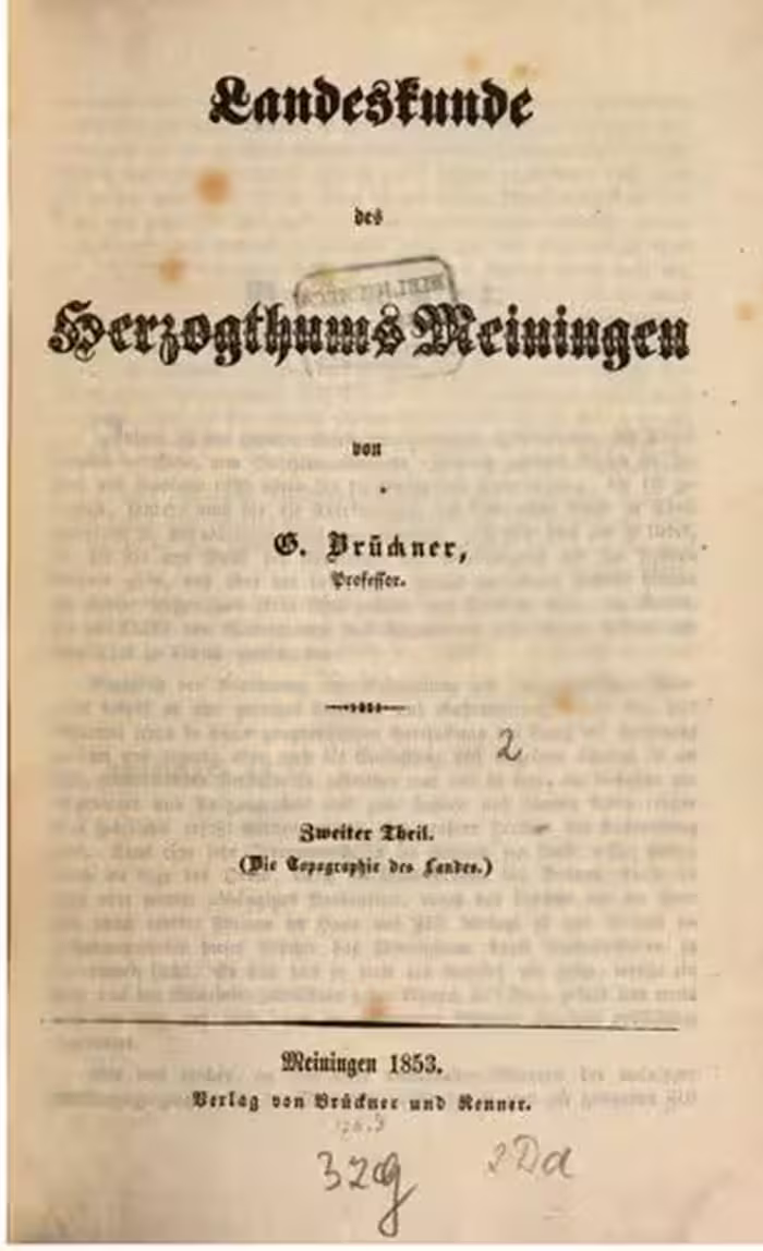 خرید و دانلود نسخه کامل کتاب Landeskunde des Herzogthums [Herzogtums] Meiningen / Die Topographie des Landes