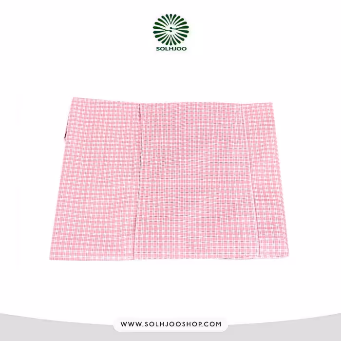 پیش بند پارچه پنبه چهارخانه