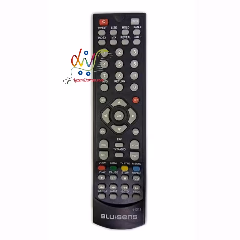 کنترل گیرنده دیجیتال بلوسنس61212