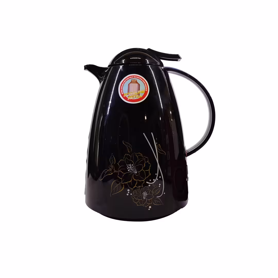 فلاسک شیشه قرمز فشاری رمانتیک هوم نیم لیتری