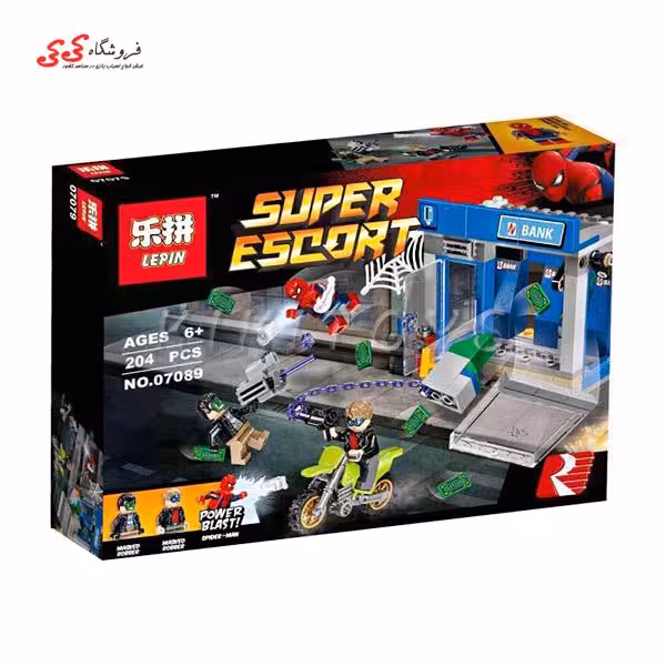 لگو اسپایدرمن بازگشت به خانه LEPIN SUPER ESCORT 07089