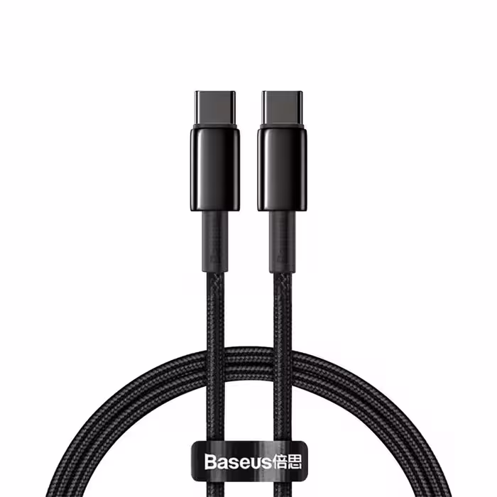کابل تبدیل USB-C به USB-C باسئوس مدل Tungsten طول 2 متر