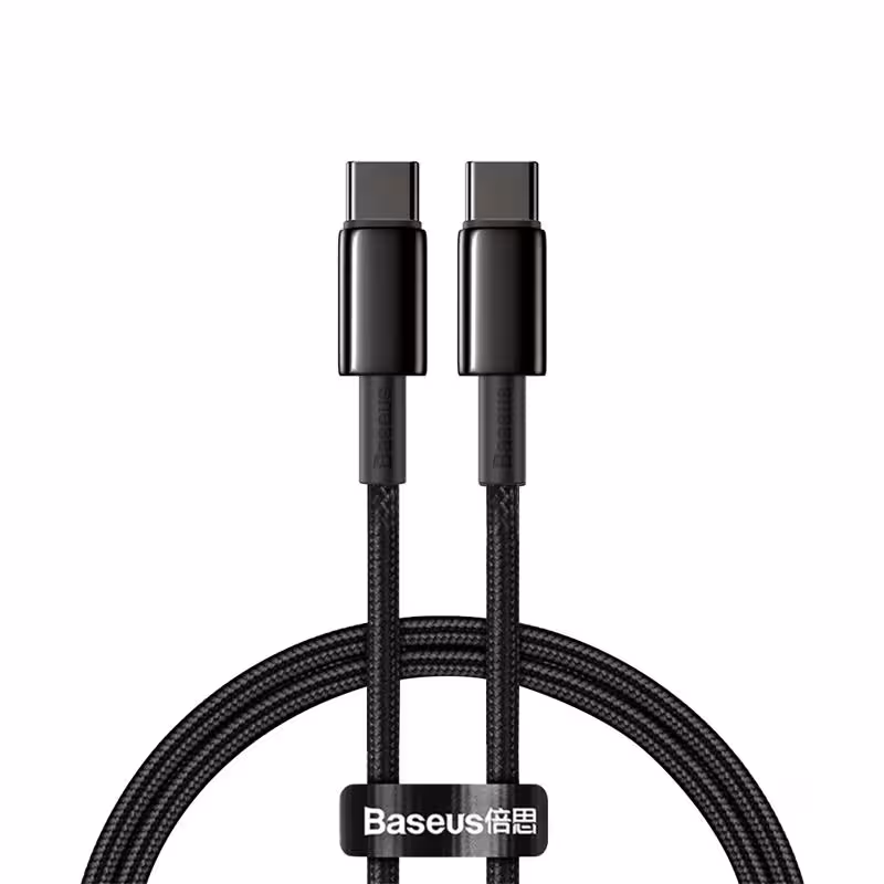 کابل تبدیل USB-C به USB-C باسئوس مدل Tungsten طول 2 متر