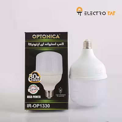 لامپ حبابی استوانه ای 30 وات اپتونیکا (IP-OP1330)
