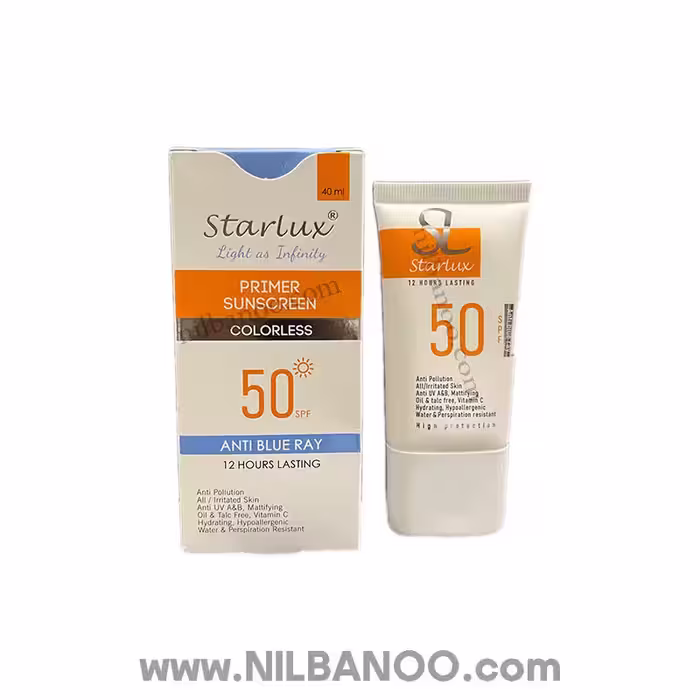 کرم ضد آفتاب استارلوکس بی رنگ دارای SPF50
