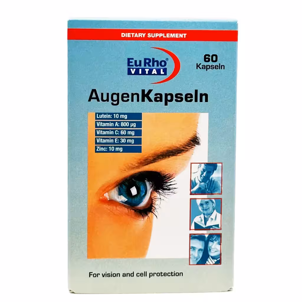 کپسول اوژن (ویتامین چشم) یوروویتال - 60 عددی