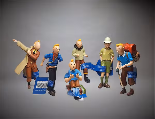 فیگور تن تن ست 6 عددی(TinTin)