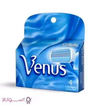 تیغ یدک ژیلت زنانه ونوس بسته 4 عددی