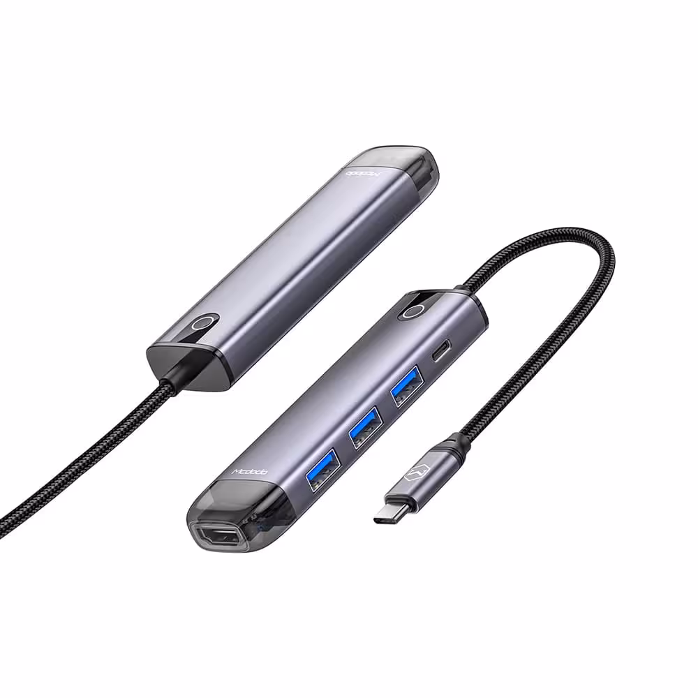 هاب 5 پورت تایپ سی مک دودو مدل HU-7750