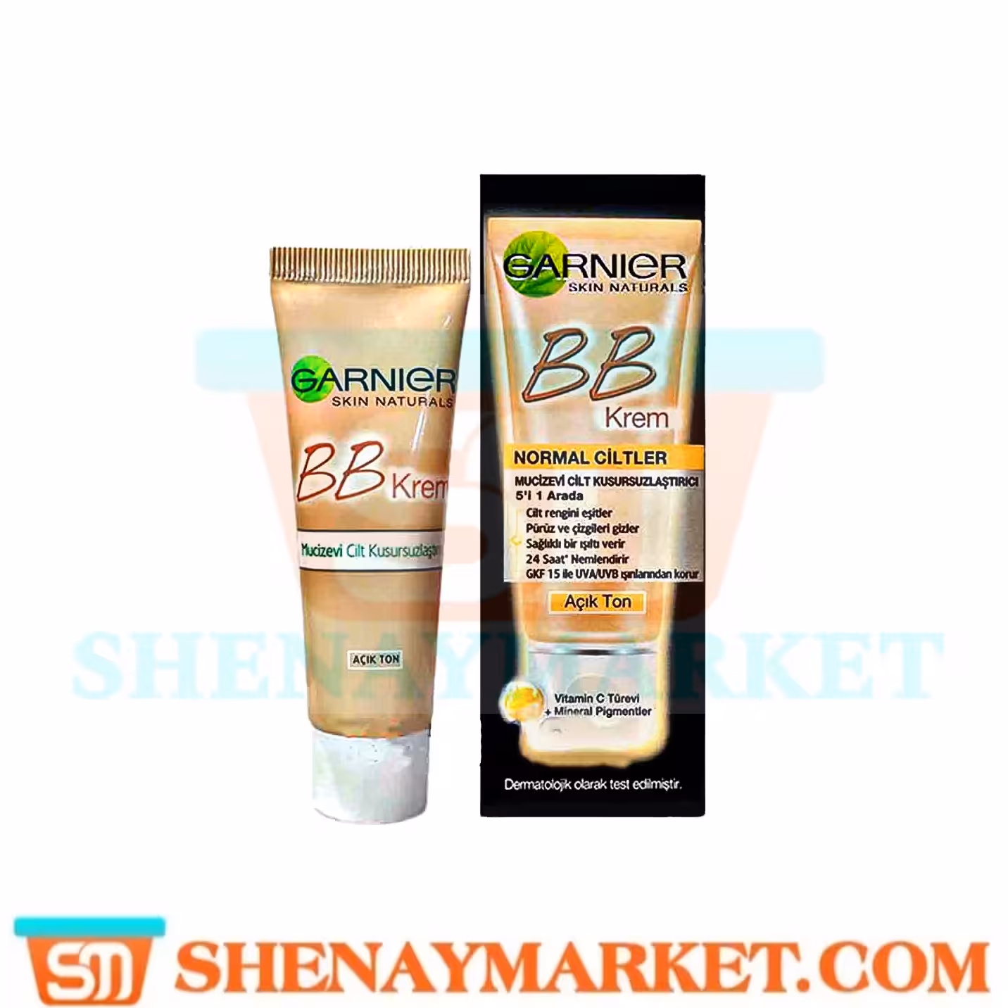 بی بی کرم گارنیر 5in1 رنگ روشن حجم 18 میل