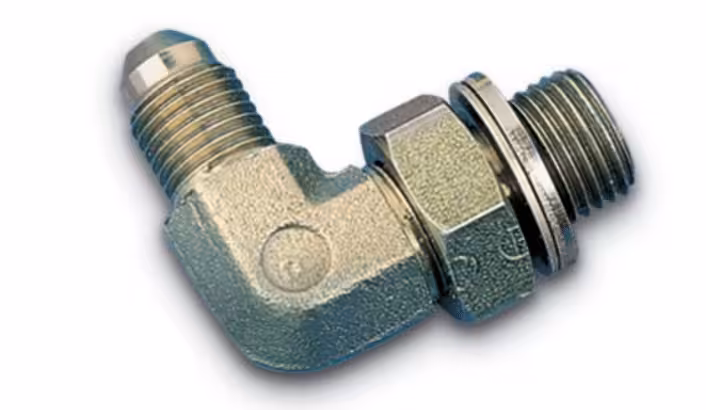 اتصالات فشار قوی مدلFZ2082 انتهای آرنج تا لوله ، حداکثر فشار عملکرد 5000 psi ، اتصال از 3/8 اینچ NPT نر به 25 پوند