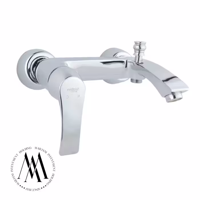 شیر حمام راسان مدل لوتوس (کروم)