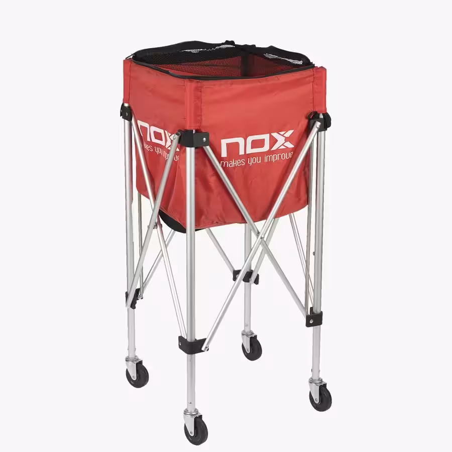 FOLDABLE BASKET WITH WHEELS FOR BALLS